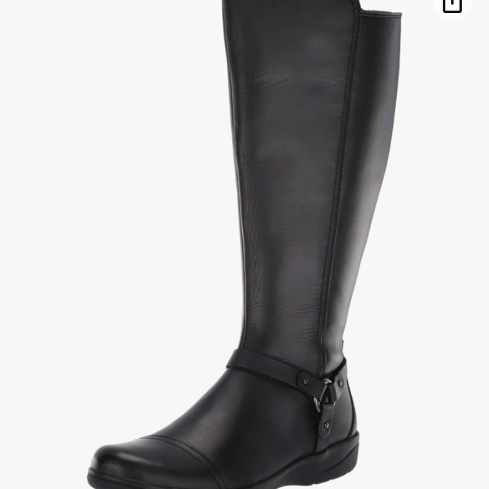 CLARK’S Cheyn Lindie Black Leather boots!